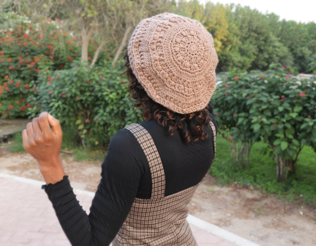 Stylish Crochet Beret pattern- Yarn Craftee