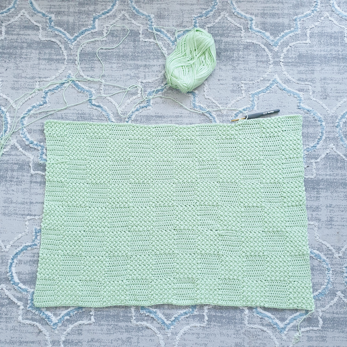 How to Crochet a Minimalist Crochet Baby Blanket Yarn Craftee