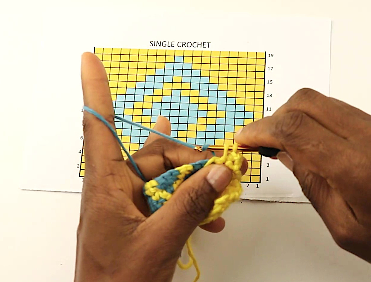 How to Tapestry Crochet Tutorial for Beginners Yarn Craftee