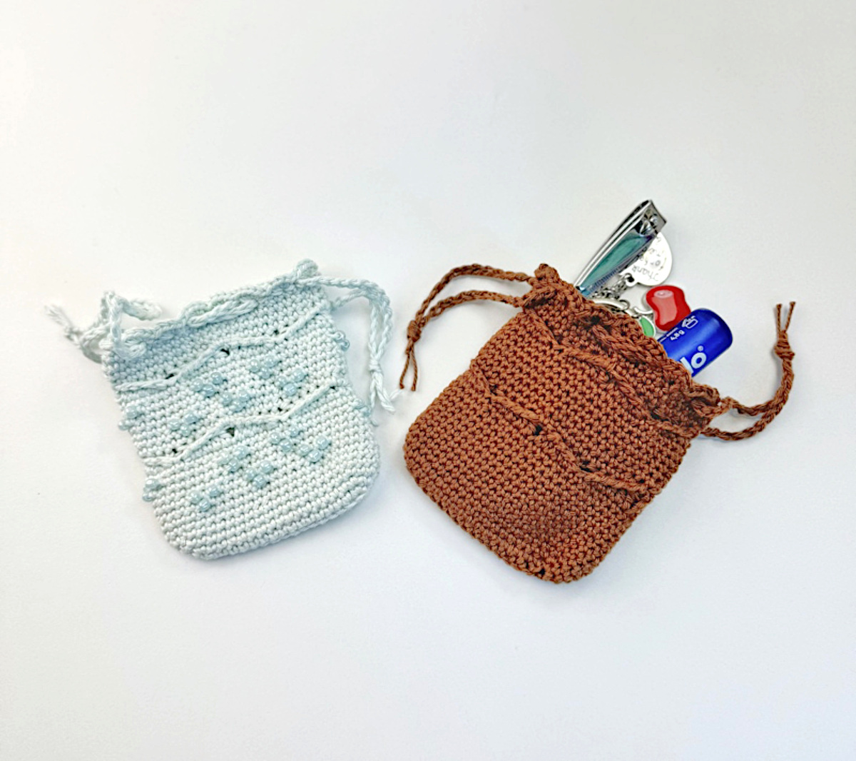 Mini Crochet Pouch with Beads1