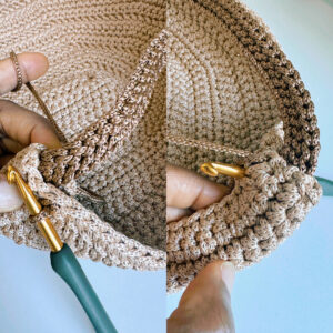 U-Rock Crochet Bag pattern- attach handle