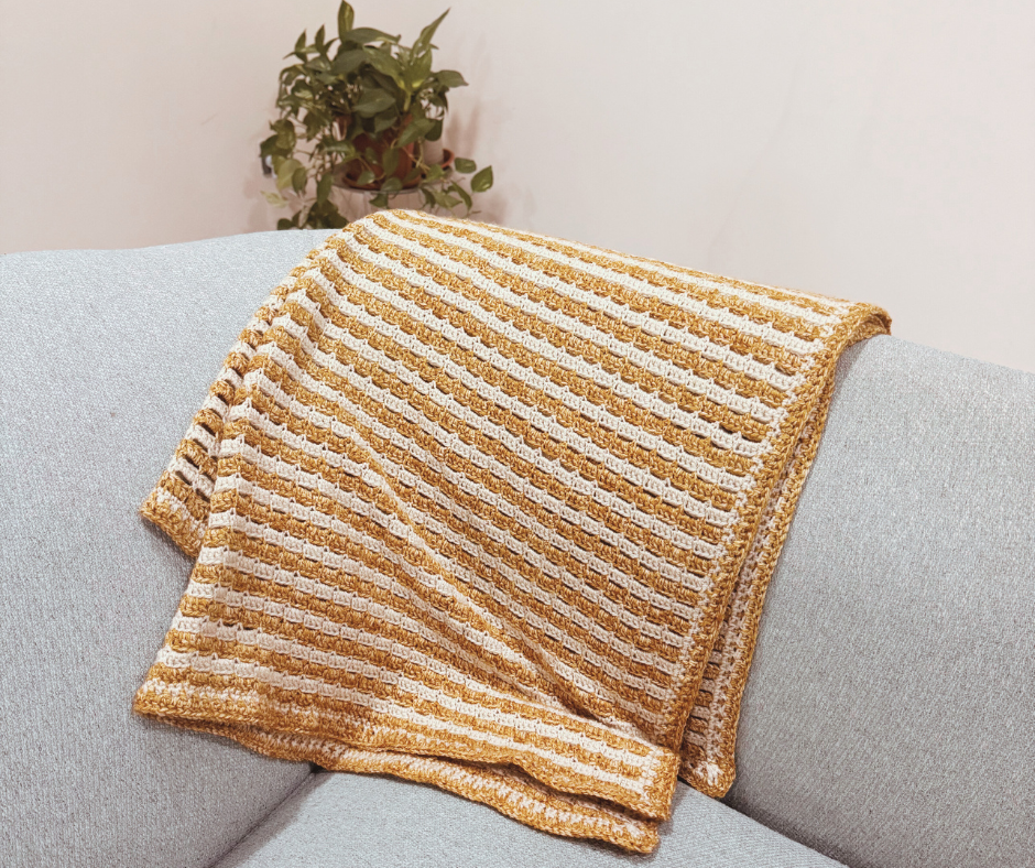 Row Upon Row Blanket- Free Crochet pattern