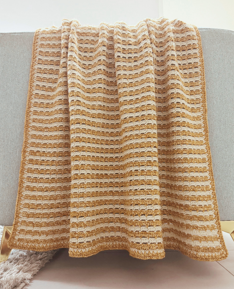 Row Upon Row Crochet Blanket pattern