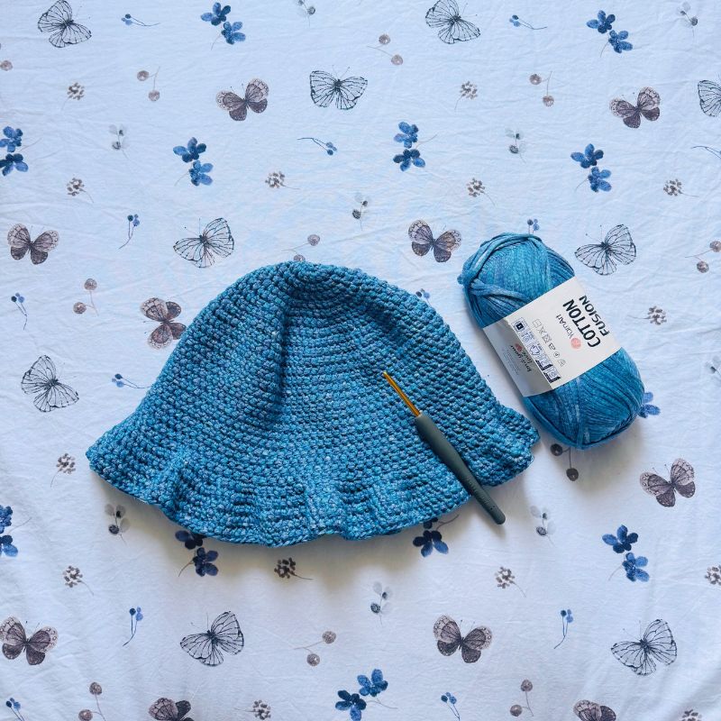 Easy Beginner Bucket Hat Crochet Pattern 1